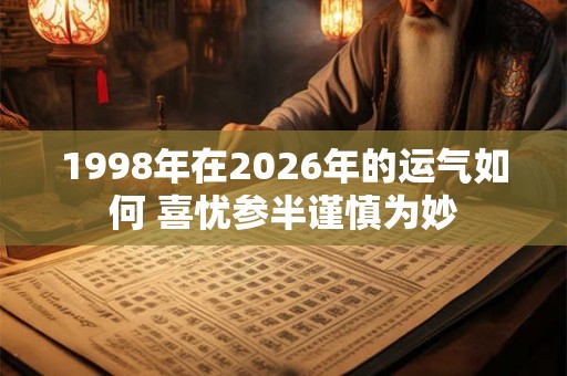 1998年在2026年的运气如何 喜忧参半谨慎为妙
