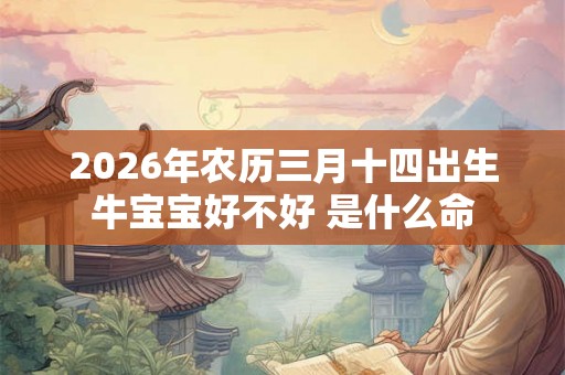 2026年农历三月十四出生牛宝宝好不好 是什么命