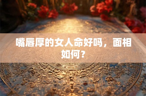 嘴唇厚的女人命好吗，面相如何？