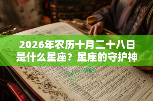 2026年农历十月二十八日是什么星座？星座的守护神是谁？