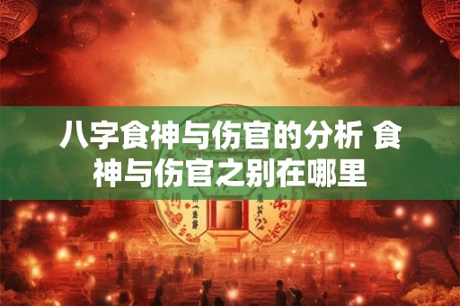 八字食神与伤官的分析 食神与伤官之别在哪里