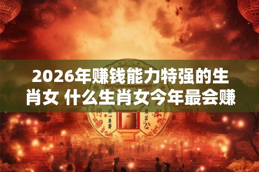 2026年赚钱能力特强的生肖女 什么生肖女今年最会赚钱 2026年赚钱能力特强的生肖女 什么生肖女今年最会赚钱