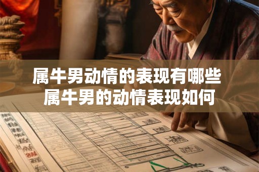 属牛男动情的表现有哪些 属牛男的动情表现如何