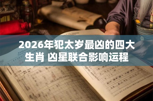 2026年犯太岁最凶的四大生肖 凶星联合影响运程