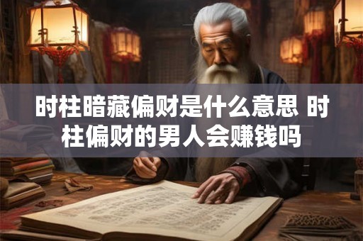 时柱暗藏偏财是什么意思 时柱偏财的男人会赚钱吗 时柱暗藏偏财是什么意思 时柱偏财的男人会赚钱吗