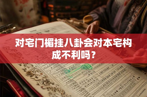 对宅门楣挂八卦会对本宅构成不利吗？