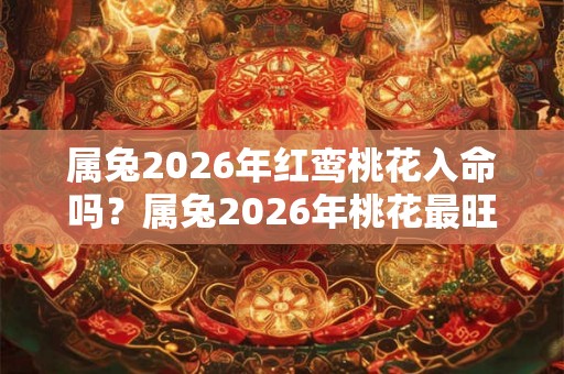 属兔2026年红鸾桃花入命吗？属兔2026年桃花最旺的月份