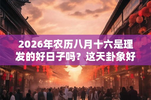 2026年农历八月十六是理发的好日子吗？这天卦象好不好？