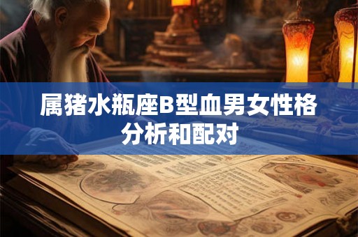 属猪水瓶座B型血男女性格分析和配对