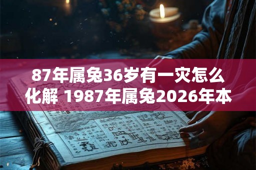 87年属兔36岁有一灾怎么化解 1987年属兔2026年本命年命运如何