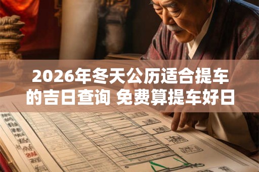 2026年冬天公历适合提车的吉日查询 免费算提车好日子