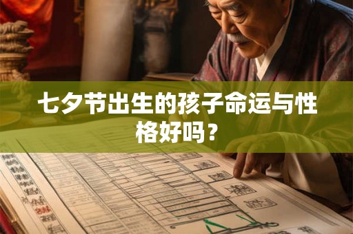 七夕节出生的孩子命运与性格好吗？