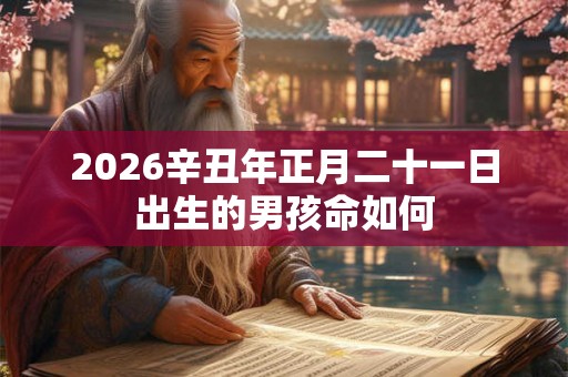 2026辛丑年正月二十一日出生的男孩命如何