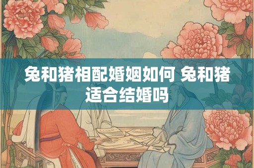 兔和猪相配婚姻如何 兔和猪适合结婚吗