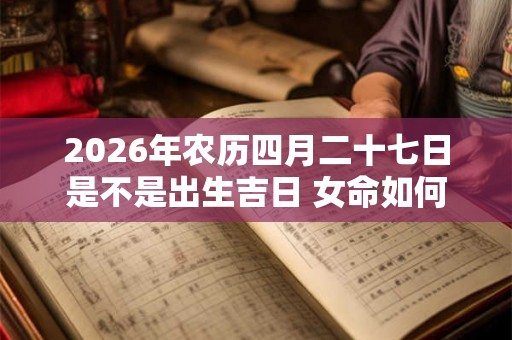 2026年农历四月二十七日是不是出生吉日 女命如何