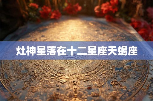灶神星落在十二星座天蝎座