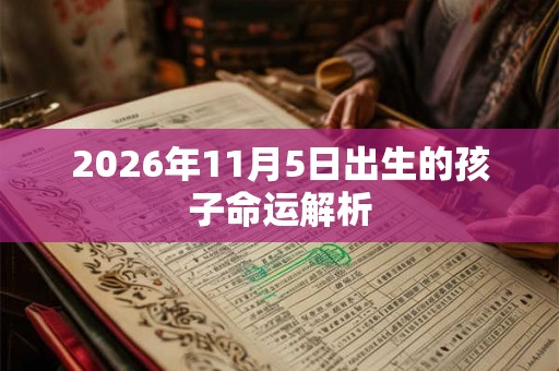 2026年11月5日出生的孩子命运解析
