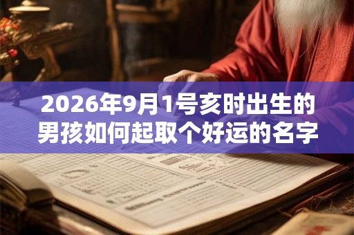 2026年9月1号亥时出生的男孩如何起取个好运的名字,五行属什么 2026年9月1号亥时出生的男孩如何起取个好运的名字,五行属什么