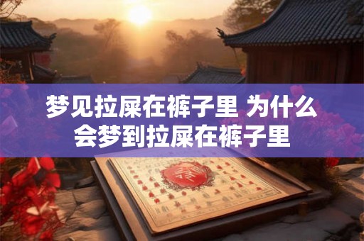 梦见拉屎在裤子里 为什么会梦到拉屎在裤子里 梦见拉屎在裤子里 为什么会梦到拉屎在裤子里