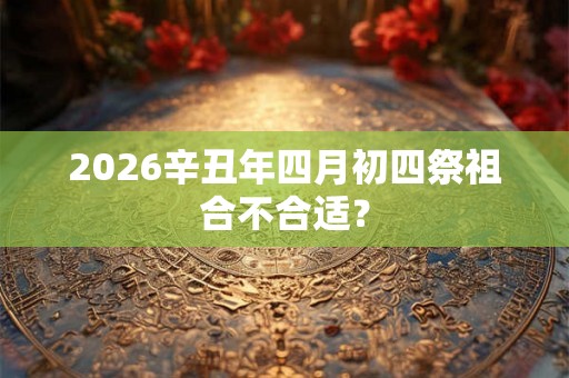 2026辛丑年四月初四祭祖合不合适? 2026辛丑年四月初四祭祖合不合适?