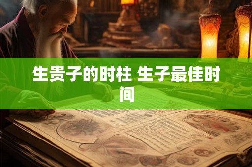 生贵子的时柱 生子最佳时间 生贵子的时柱 生子最佳时间