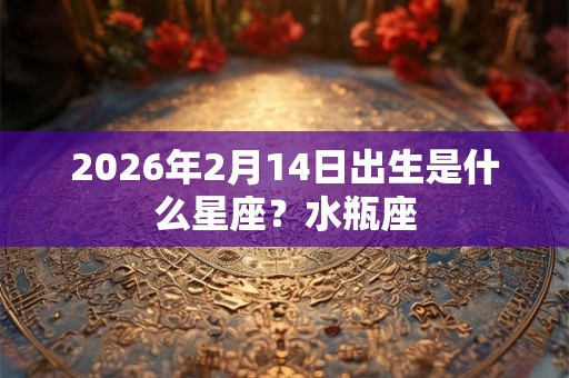 2026年2月14日出生是什么星座？水瓶座