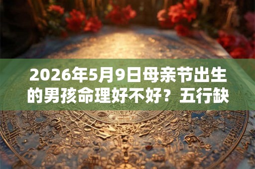 2026年5月9日母亲节出生的男孩命理好不好？五行缺什么？