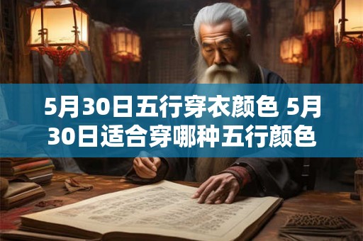 5月30日五行穿衣颜色 5月30日适合穿哪种五行颜色 5月30日五行穿衣颜色 5月30日适合穿哪种五行颜色