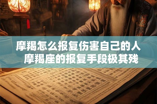 摩羯怎么报复伤害自己的人  摩羯座的报复手段极其残忍