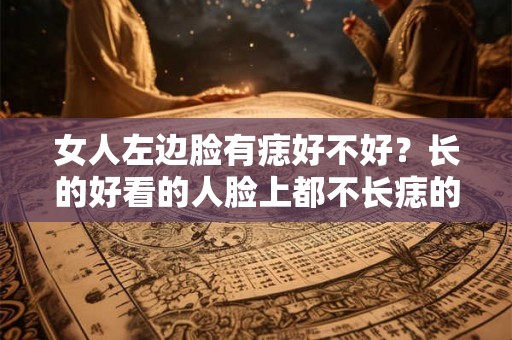 女人左边脸有痣好不好?长的好看的人脸上都不长痣的吗? 女人左边脸有痣好不好?长的好看的人脸上都不长痣的吗?