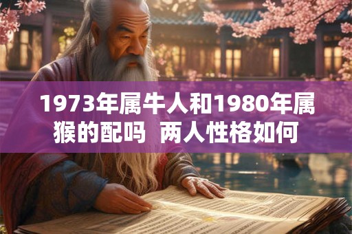 1973年属牛人和1980年属猴的配吗  两人性格如何