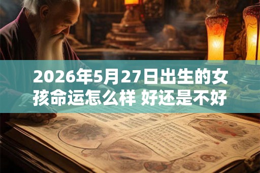 2026年5月27日出生的女孩命运怎么样 好还是不好 2026年5月27日出生的女孩命运怎么样 好还是不好