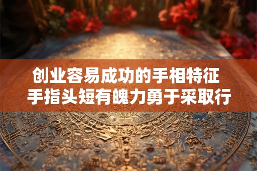 创业容易成功的手相特征 手指头短有魄力勇于采取行动