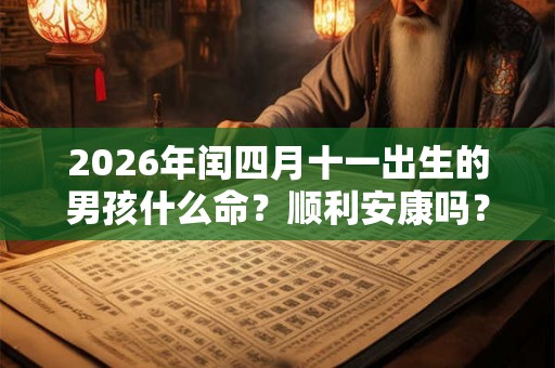 2026年闰四月十一出生的男孩什么命？顺利安康吗？