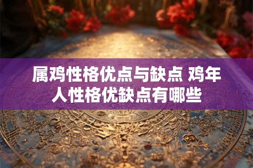 属鸡性格优点与缺点 鸡年人性格优缺点有哪些