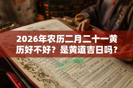 2026年农历二月二十一黄历好不好？是黄道吉日吗？