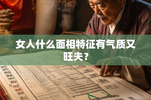 女人什么面相特征有气质又旺夫？
