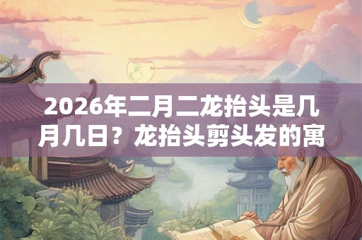 2026年二月二龙抬头是几月几日?龙抬头剪头发的寓意是什么? 2026年二月二龙抬头是几月几日?龙抬头剪头发的寓意是什么?
