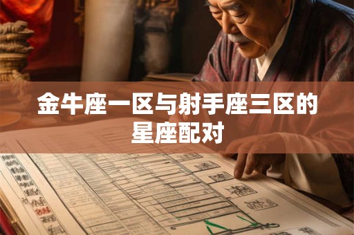 金牛座一区与射手座三区的星座配对