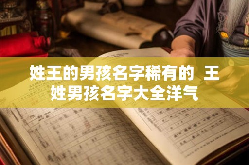 姓王的男孩名字稀有的  王姓男孩名字大全洋气