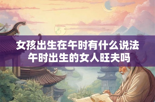女孩出生在午时有什么说法 午时出生的女人旺夫吗