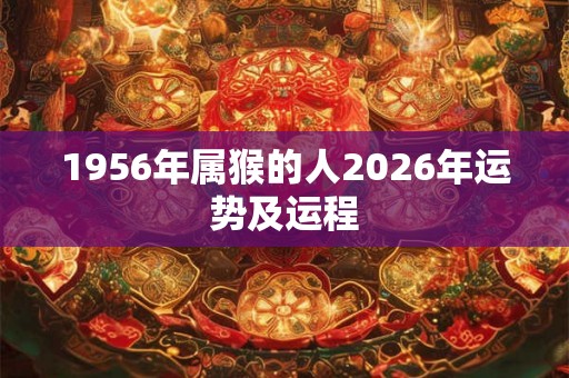 1956年属猴的人2026年运势及运程