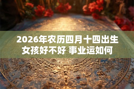 2026年农历四月十四出生女孩好不好 事业运如何