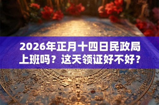 2026年正月十四日民政局上班吗？这天领证好不好？