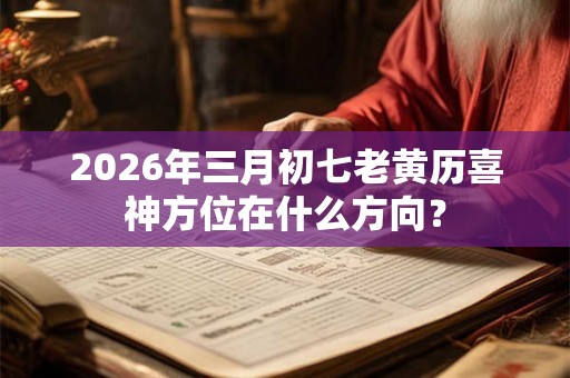 2026年三月初七老黄历喜神方位在什么方向？