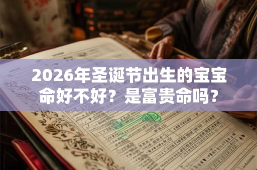 2026年圣诞节出生的宝宝命好不好？是富贵命吗？