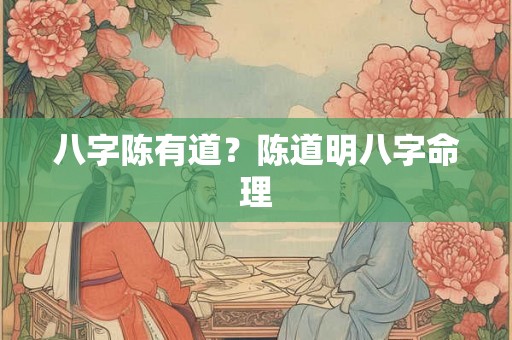 八字陈有道?陈道明八字命理 八字陈有道?陈道明八字命理
