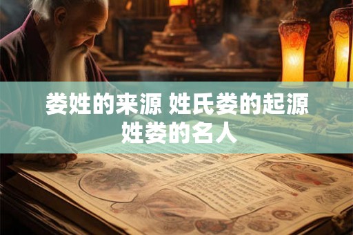 娄姓的来源 姓氏娄的起源 姓娄的名人 娄姓的来源 姓氏娄的起源 姓娄的名人