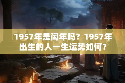 1957年是闰年吗？1957年出生的人一生运势如何？