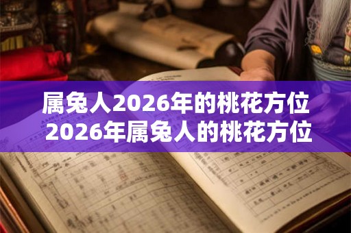 属兔人2026年的桃花方位 2026年属兔人的桃花方位在哪